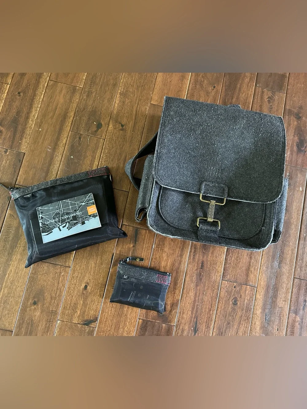 Sons of Trade messenger style diaper bag